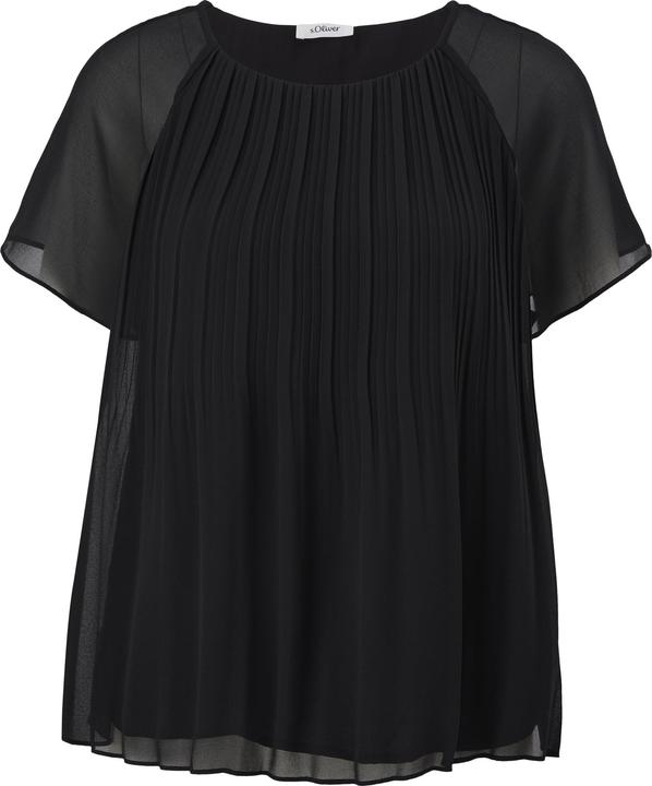 Image du produit s.Oliver Bluse Bluse mit Faltenstruktur (36)