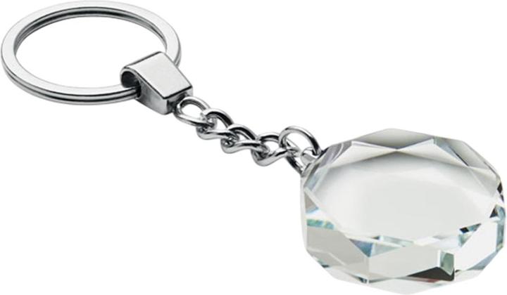 Actual product image MidOcean Roundward Round Glass Keyring
