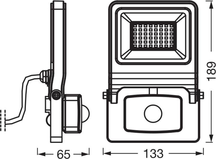 Immagine prodotto Ledvance OSRAM LED Fluter ENDURA Flood Sensor Cool White PCR Neutralweiss 4099854487040 (3000 lm, IP65)