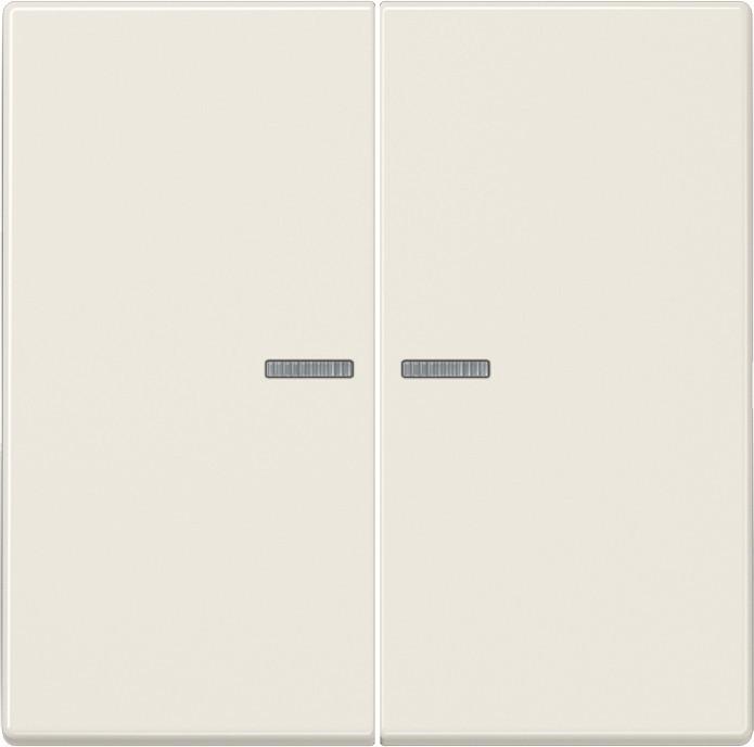 Actual product image JUNG Rocker 2t switch LS ws glz Light outlet LS102KO5