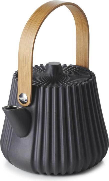 Actual product image Revol Pekoe Teapot Without Infusion Basket Black Smooth Dark Metal