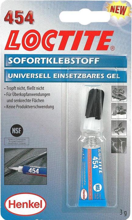 Image du produit Loctite Adhésif instantané 454 (3 g)