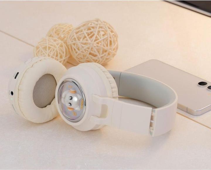 Image du produit Hoco Wireless headphones wireless headphones bluetooth W50 milky white