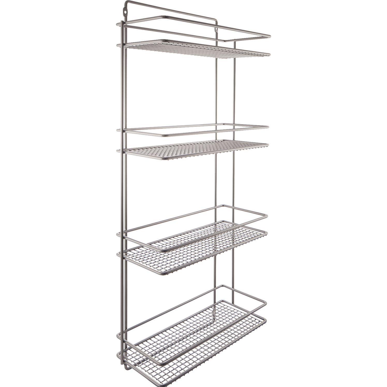 Vauth-Sagel, Möbelausstattung, VS Besenschrankhalterung 395 x 922 x 175 mm Stahldraht silber