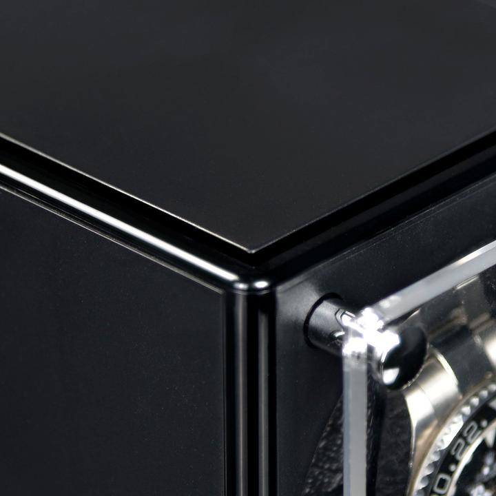 Actual product image Designhütte Watch winder Piccolo 2.0 (without power supply unit) - Carbon lacquer
