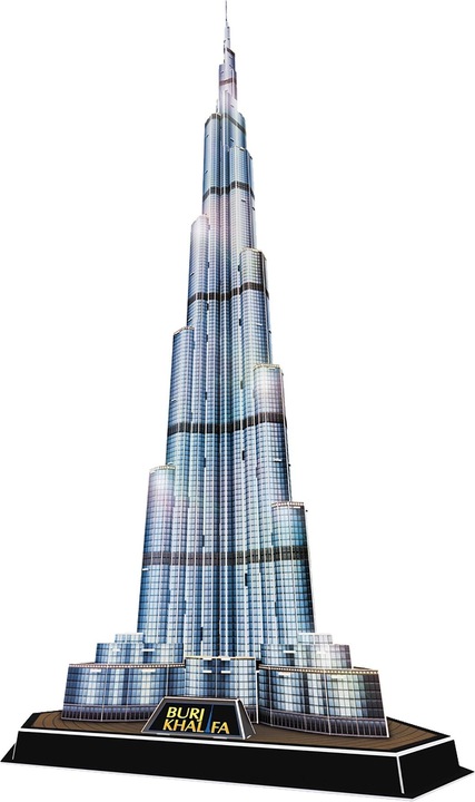 Actual product image Cubicfun Burj Khalifa (136 pieces)