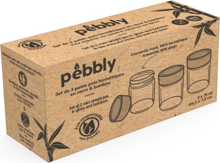 Produktbild Pebbly Set Vorratsglas (0.08 l)