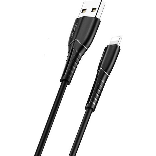 Usams Kabel U35 lightning 2A Fast Charge 1m czarny/black SJ364USB01 (US-SJ364) (1 m, USB 3.2 Gen 1), USB Kabel