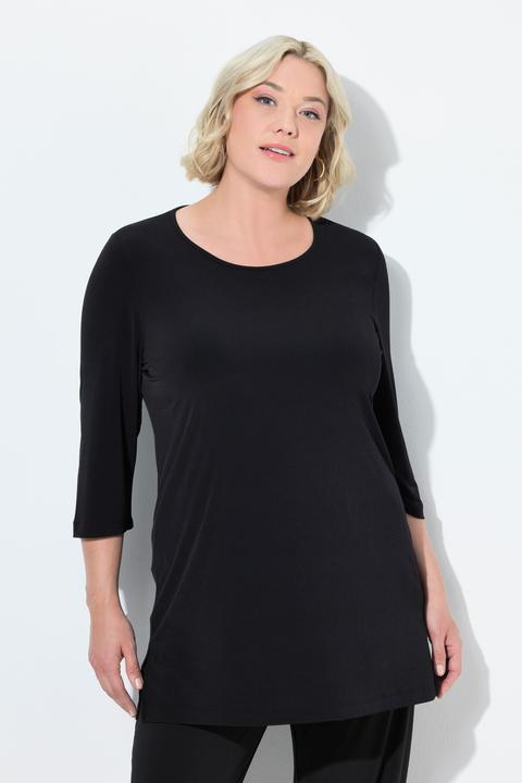 Actual product image Ulla Popken Matte Jersey Round Neck Tunic (56)