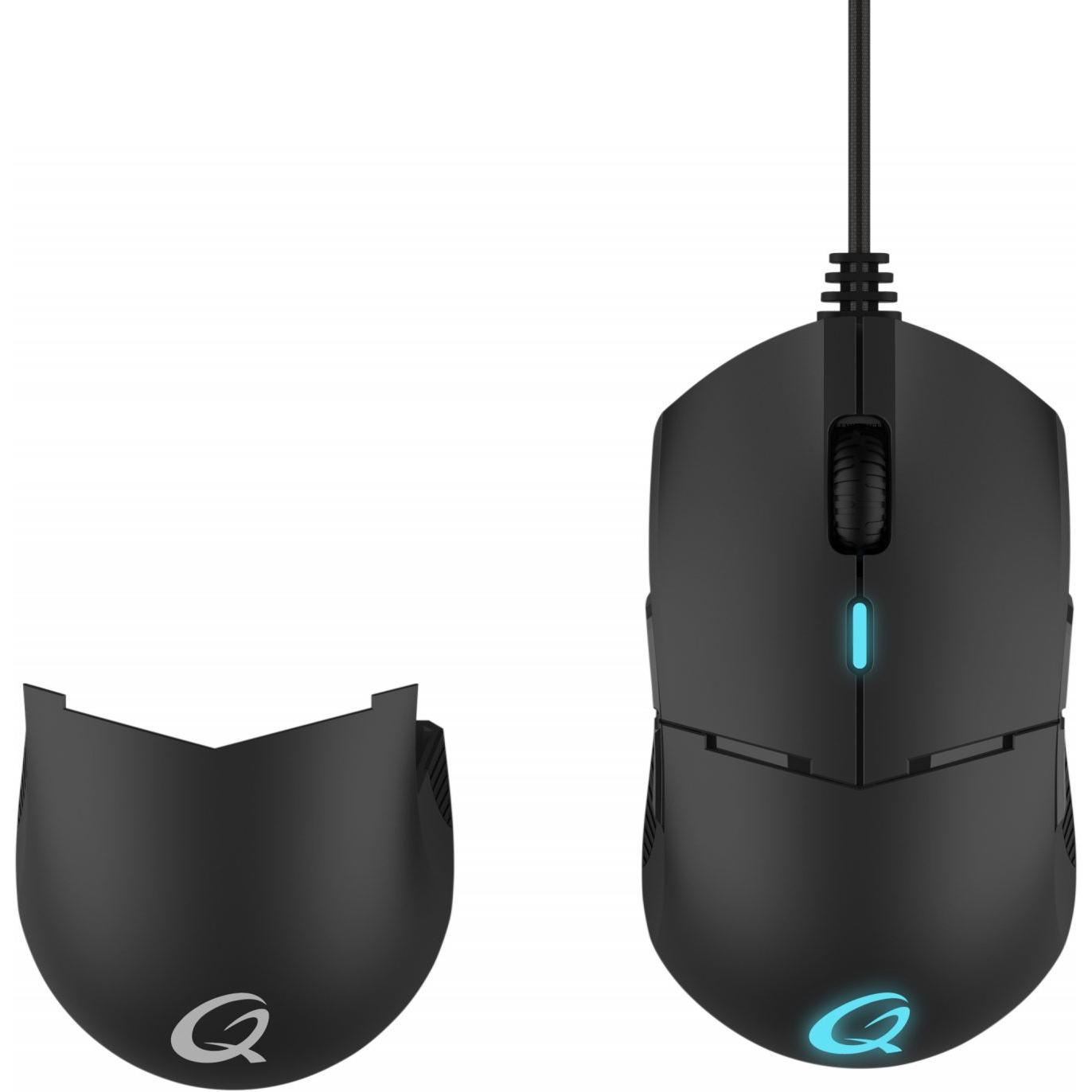 Thumbnail - QPAD DX700 FPS (Kabelgebunden), Maus, Schwarz