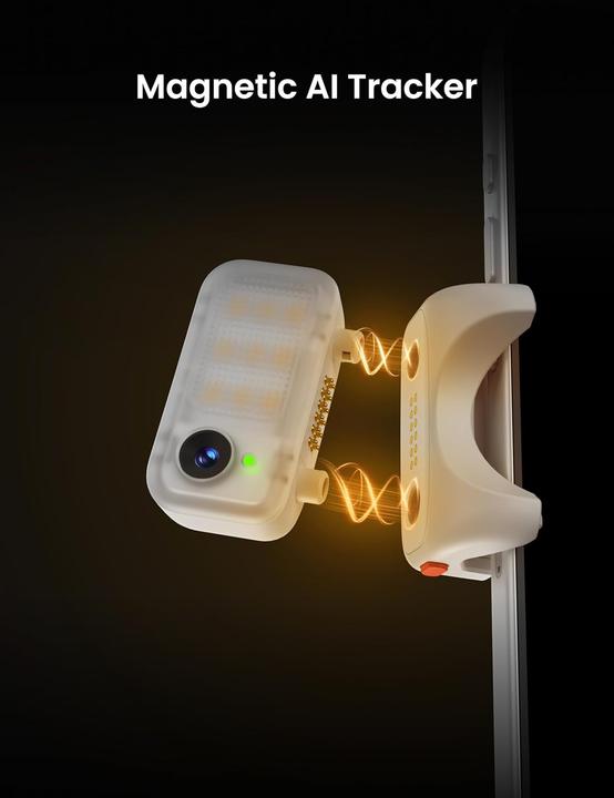 Actual product image Hohem MTK-L03 White Magnetic LED fill light