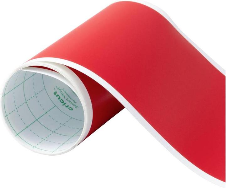 Productafbeelding Cricut Smart Vinyl Permanent Joy 14x122cm 1 vel Mat Rood (P)