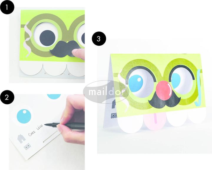 Image du produit Maildor Pochette créative, Cartes d'invitation - Multicolore