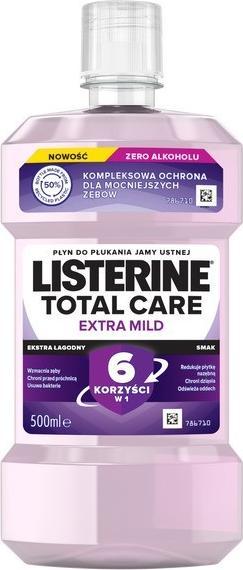 Listerine Mouthwash Total Care Extra Mild - 500ml (500 ml, Mouthwash, Mouthwash)