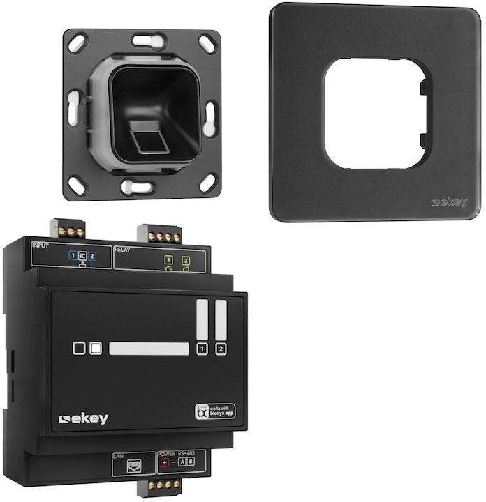 Produktbild Ekey 203704 Fingerprint Zugangssystem Unterputz, Hutschiene IP54 (Fingerabdruck)