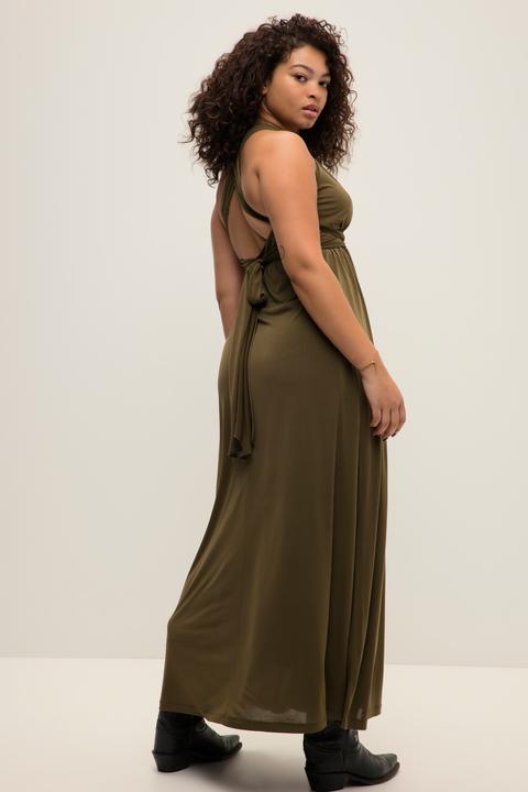 Produktbild Studio Untold Jersey-Wickelkleid, Maxilänge, Rock in A-Line, ärmellos (50, 52)