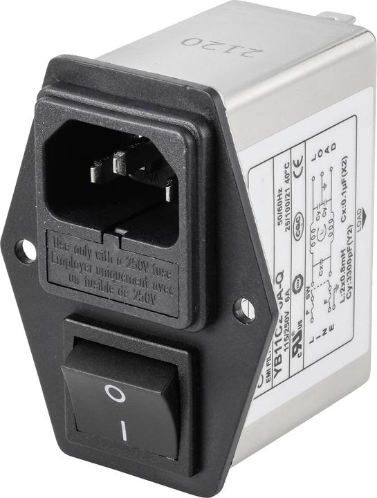 Image du produit Tru Components Filtre d'alimentation avec prise pour appareil froid