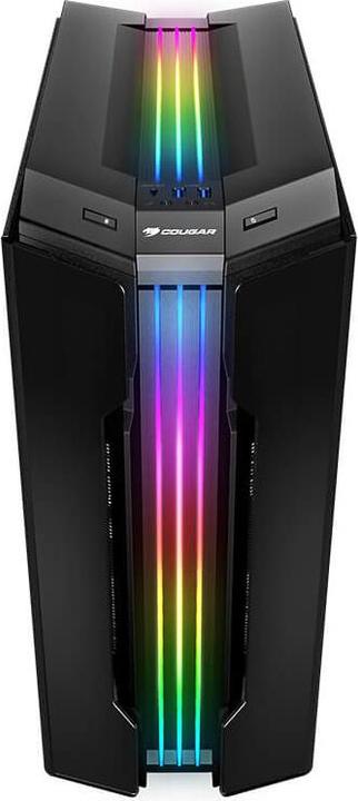 Produktbild Cougar Boitier Moyen Tour ATX Gemini T Pro RGB avec panneaux vitrés (Noir) (ATX, mATX, Mini-ITX, SSI CEB)