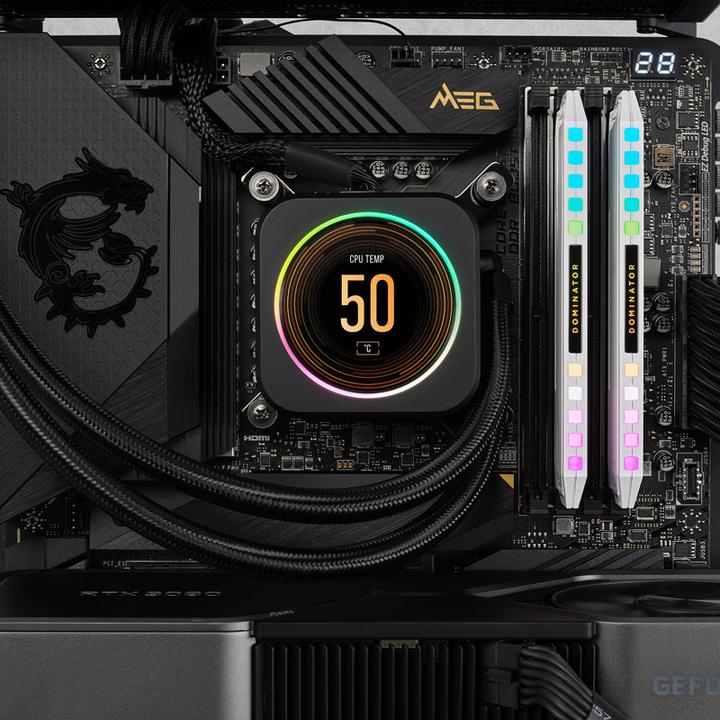 Productafbeelding Corsair Dominator Titanium (2 x 32GB, 5200 MHz, DDR5 RAM, DIMM 288 pin)