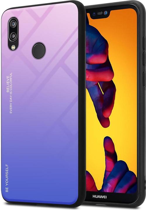 Image du produit Cadorabo Couverture en verre TPU 2 couleurs (Huawei Nova 3E)