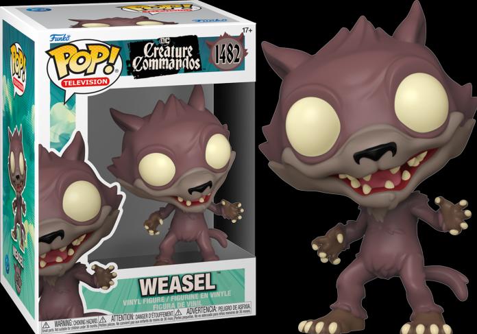 Actual product image Funko Creature Commandos - 1482 - Weasel DC Comics