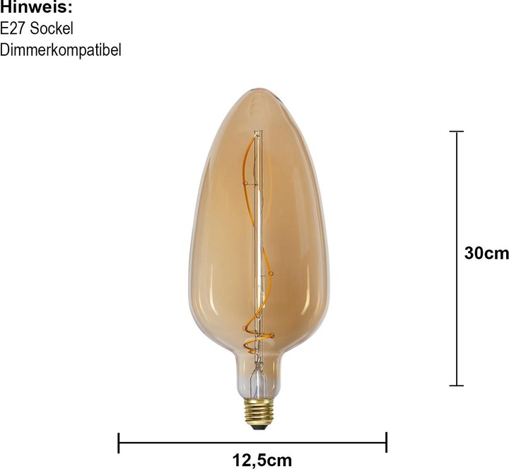 Produktbild Schönenberger Spiral (E27, 3.30 W, 170 lm, 1 x, G)