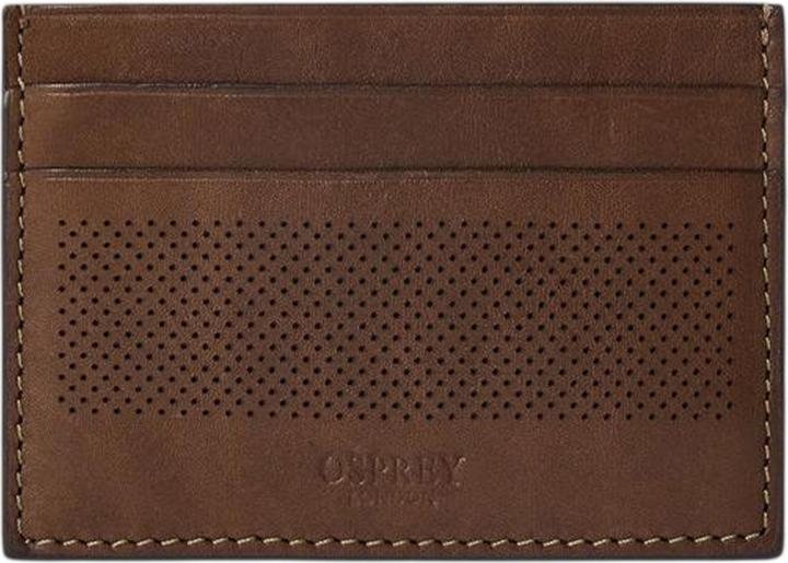 Actual product image Osprey Arthur Perforated Leather Card Holder
