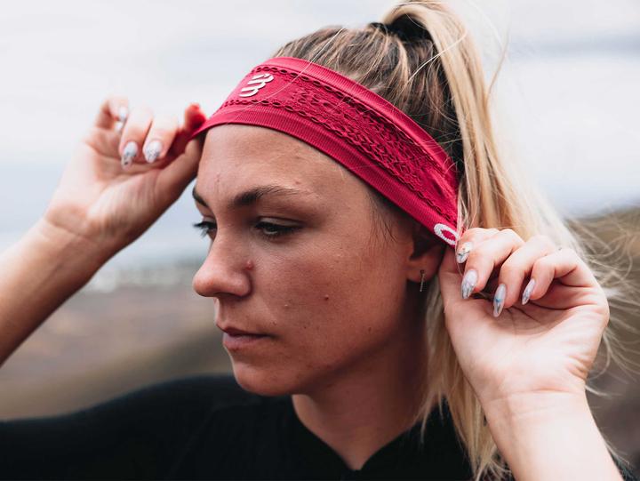 Produktbild Compressport Thin Headband On/Off Persian red