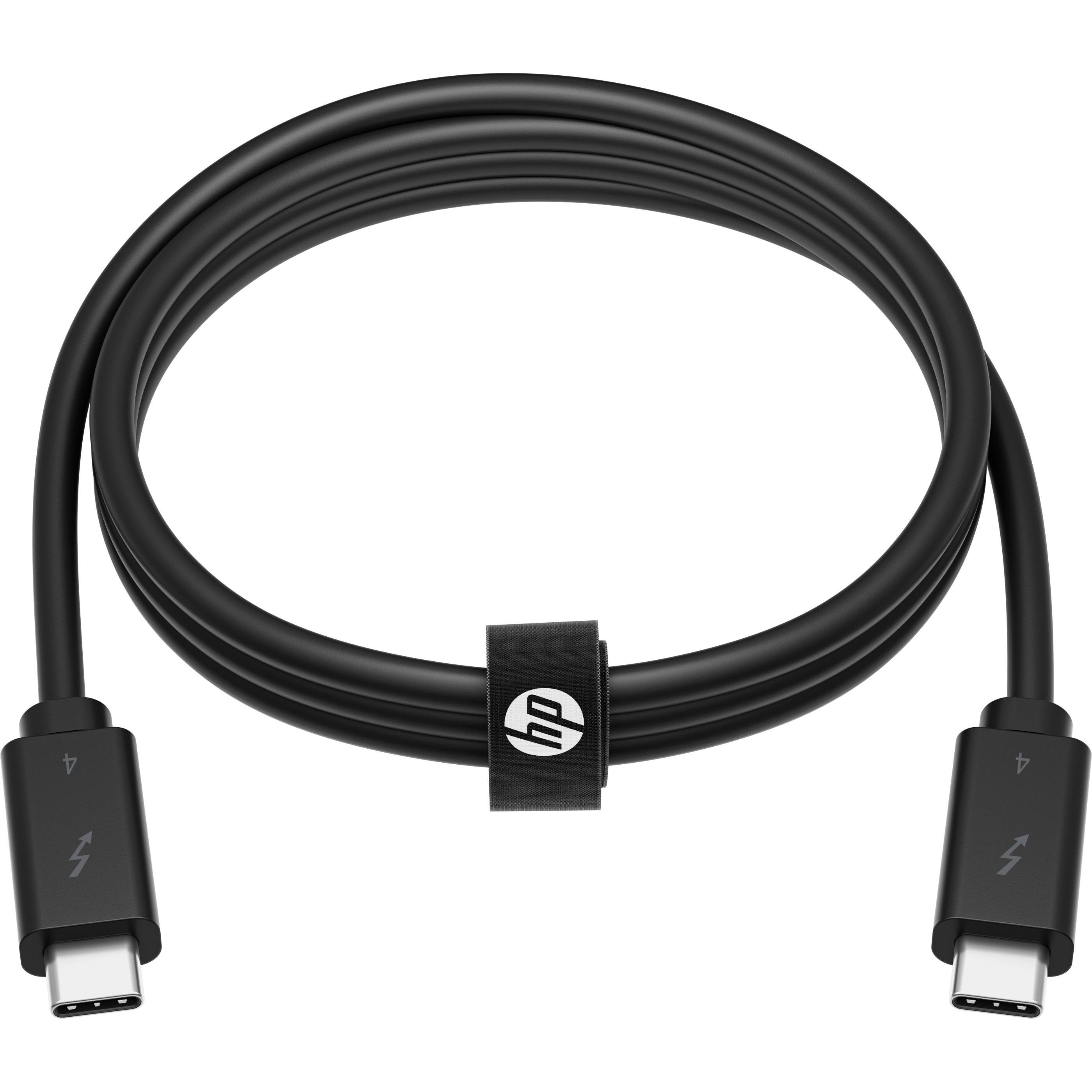 HP TBT4 CBL EMEA-INTL EN Loc-Euro plug (1 m, USB 4.0, 240 W), Cavo USB