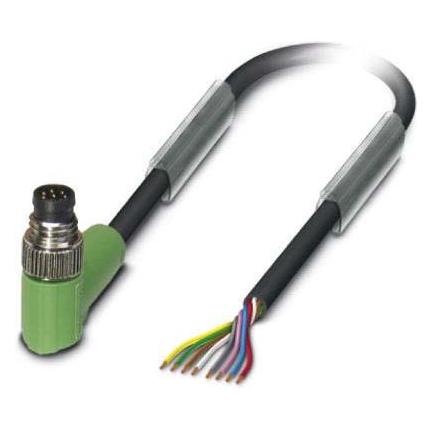 Phoenix Contact Nero 1404182 Connettore Sensore/Attuatore, Assemblato 1,50 M Numero Di Poli: 8 1 Pz., Cavo + Spina Elettrica,
