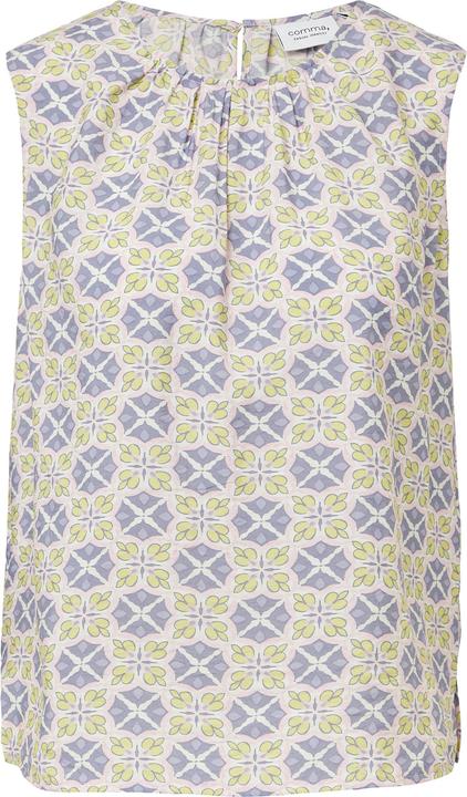 Comma Bluse Strukturiertes Blusentop mit Raffung
