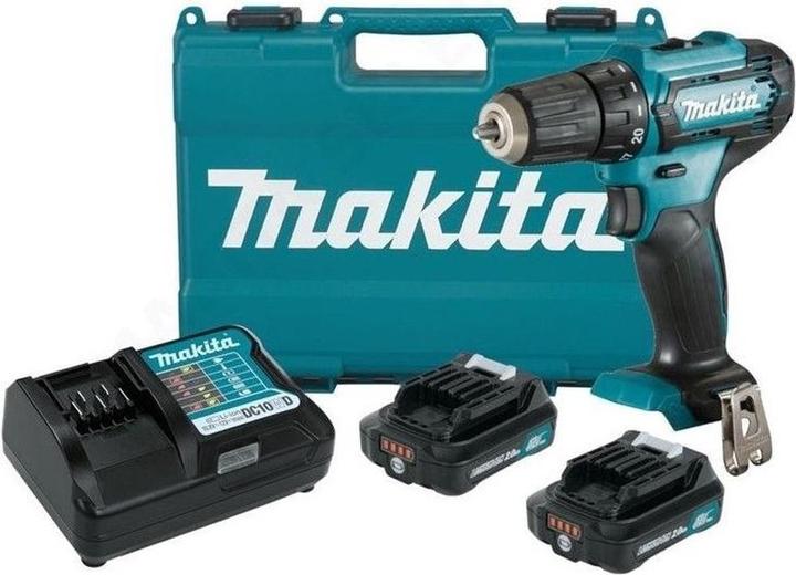 Actual product image Makita Cordless drill driver DF333DWAE 10.8V 2x2.0Ah (Rechargeable battery operated)