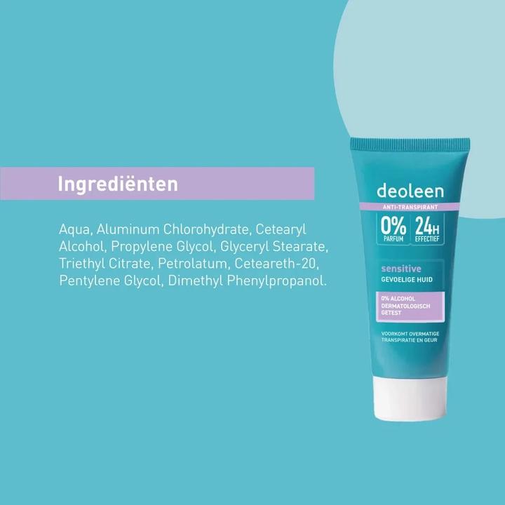 Actual product image Deoleen Cream - Sensitive (Crème, 50 ml)