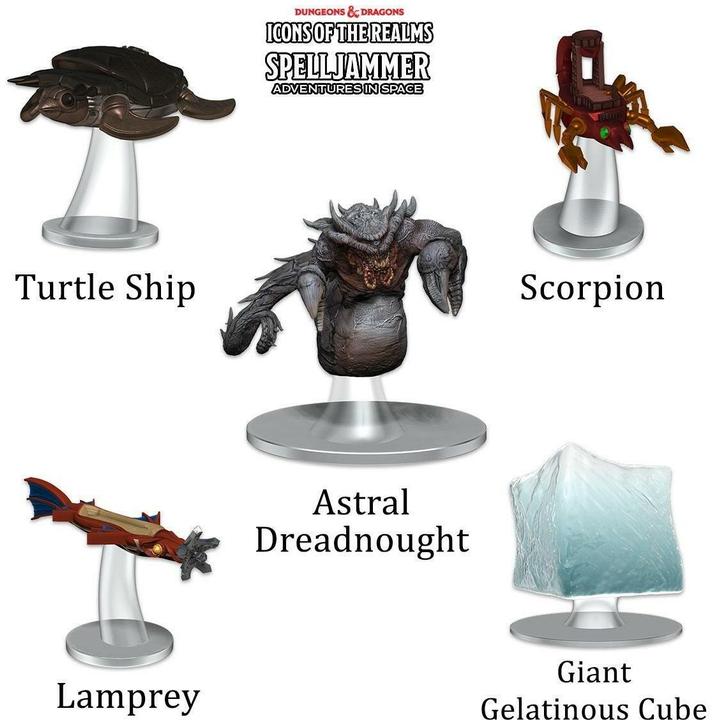 Image du produit Wizkids Set de miniatures D&D SJ Attacks from Deep Space 5 pcs.