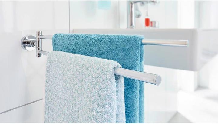 Produktbild tesa LOXX Handtuchhalter zweiarmig inkl. Klebelösung ohne Bohren