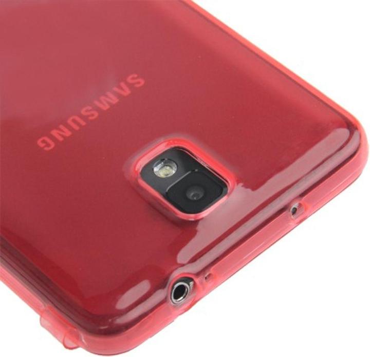 Produktbild König Design Handyhülle Flip Quer für Handy Samsung Galaxy Note 3 Rot (Samsung Galaxy Note 3)