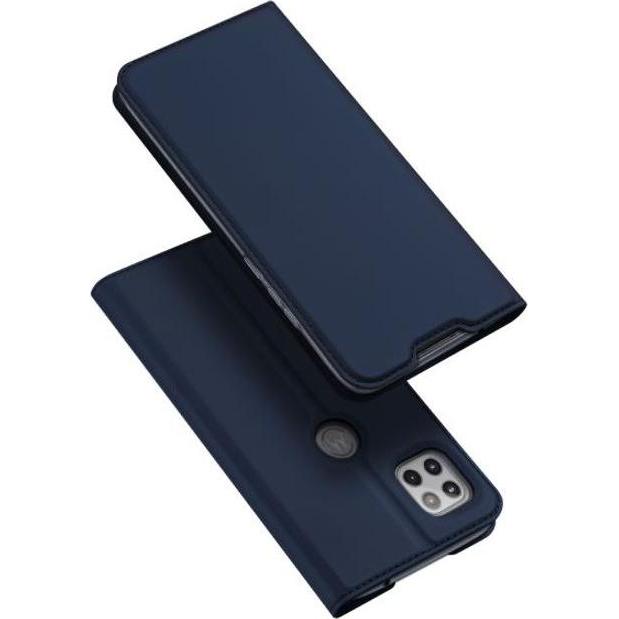 Dux Ducis Skin Pro Series Bookcover (Motorola Moto G 5G), Smartphone Hülle, Blau