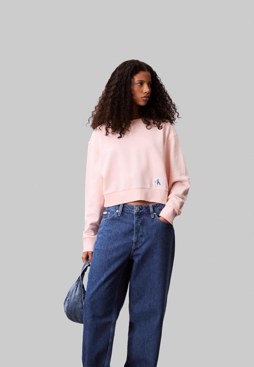 Produktbild Calvin Klein Logo-Aufnäher Crop-Sweatshirt (XXS)
