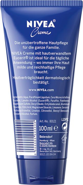 Produktbild NIVEA Creme Tube (Körpercreme, 100 ml)