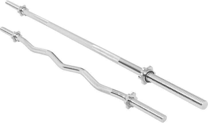 Gorilla Sports Barbell bar and Sz curl bar