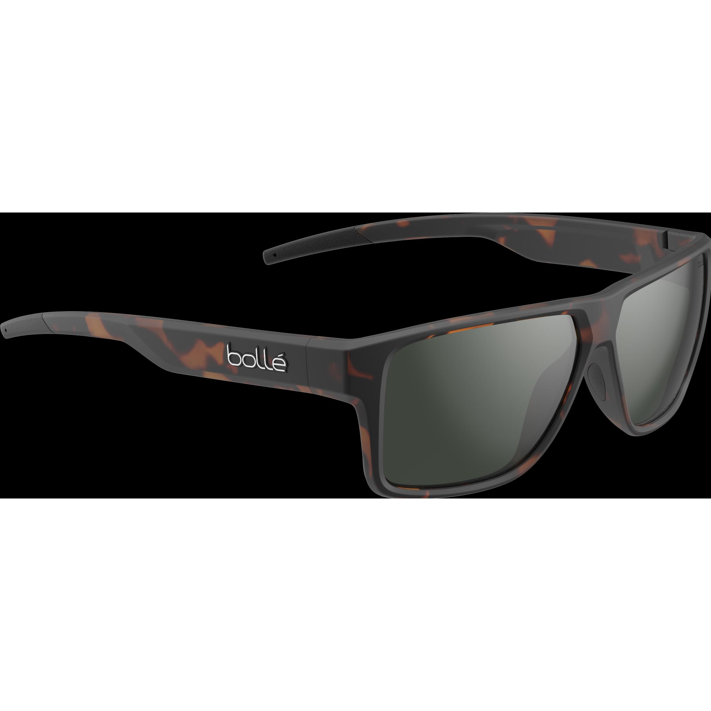 Bollé, Herren, Sportbrille, Temper Polarized S3 (VLT 12%) (Dark Tortoise Matte), Braun