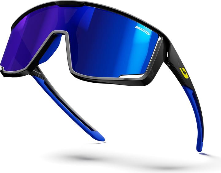Produktbild Julbo Fury Schwarz Blau REACTIV 13 High Contrast (Blau, Black, Reactiv 1-3 High Contrast)