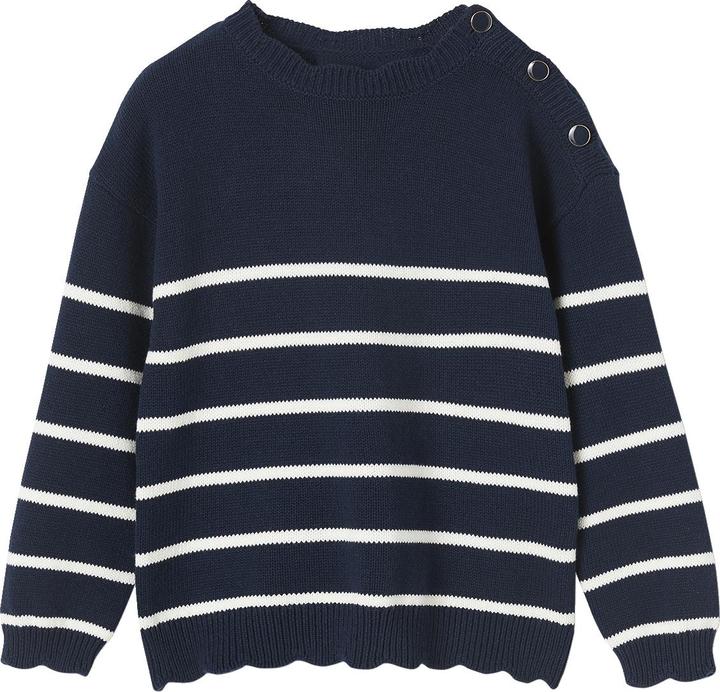 Produktbild Vertbaudet Mädchen Ringelpullover (110)
