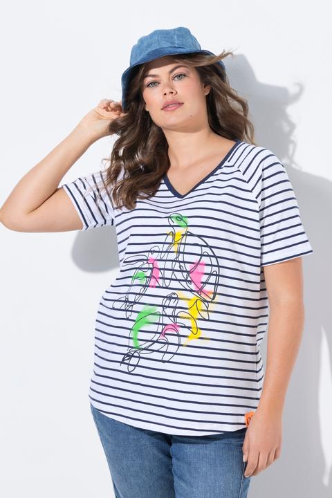 Immagine prodotto Laurasøn T-shirt con scollo a V e mezze maniche (44, 46)