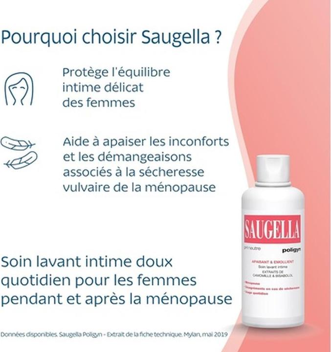 Image du produit Saugella Soin nettoyant intime Poligyn (500 ml, Lotion de toilette intime)