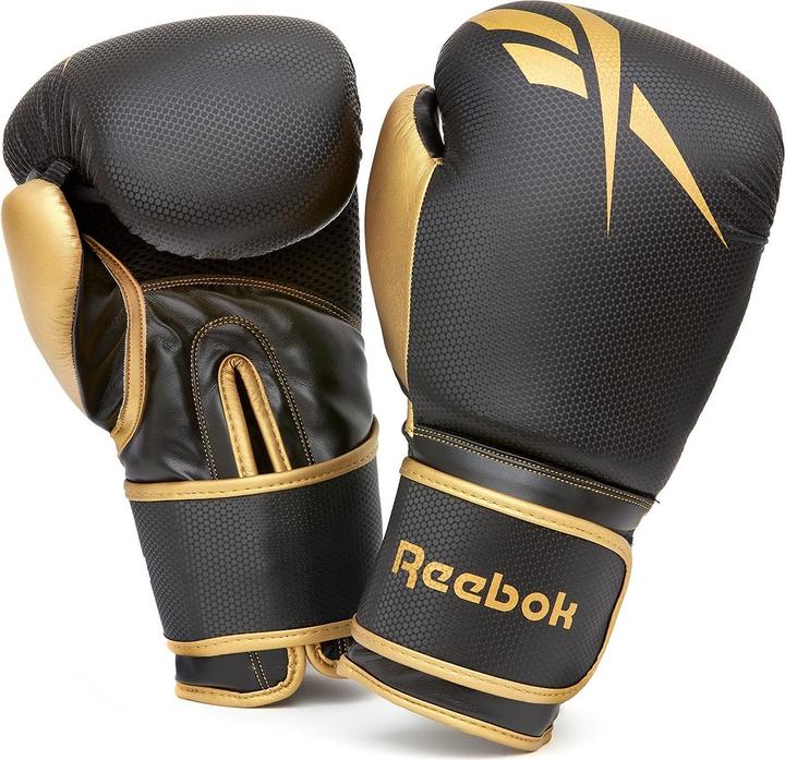 Reebok Boxing Gloves Pro Black/Gold (12 OZ, 12)