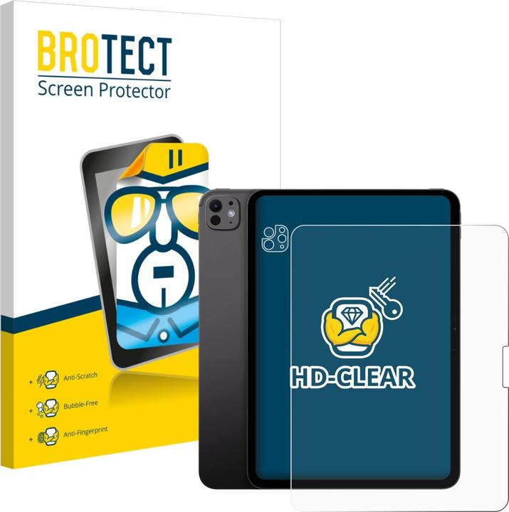 Produktbild BROTECT Schutzfolie für Apple iPad Pro 13" 2025 (Display+Kamera) Displayschutz Displayschutzfolie Folie (1 Stk., Apple iPad Pro 13 2025)