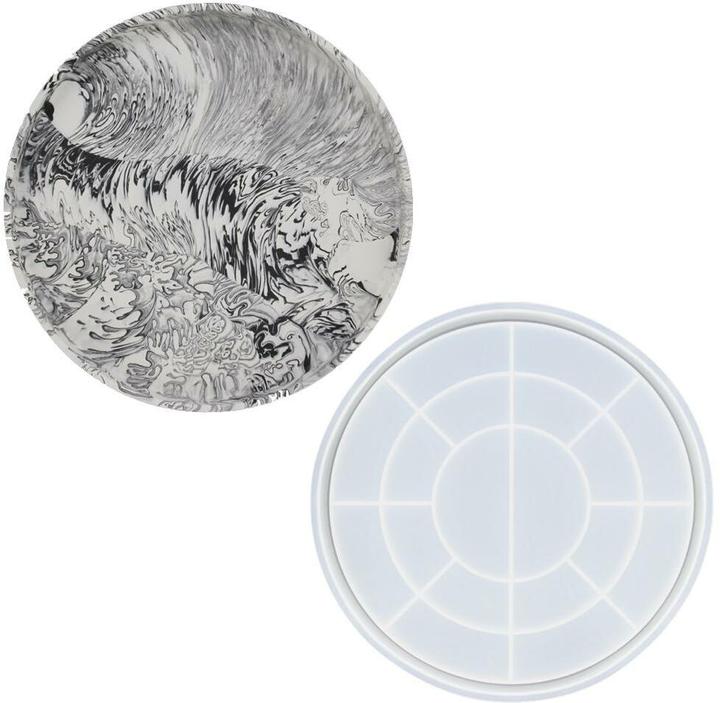 Jesmonite Giessform Schale, Ø 26.5 cm x 2.4 cm