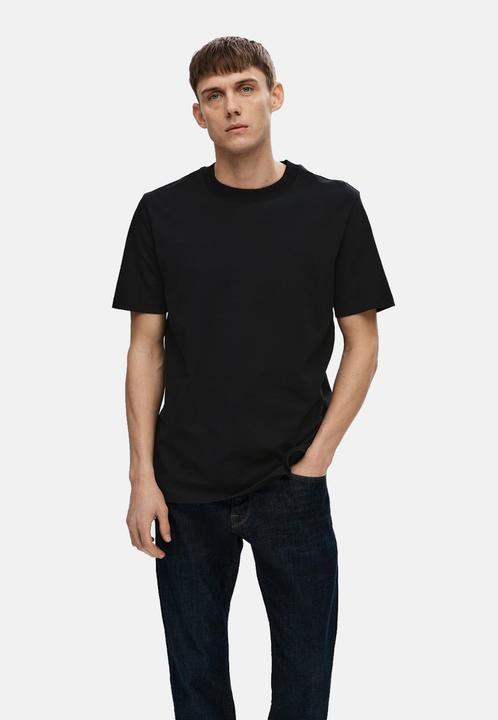 Produktbild Selected Stehkragen Bio-Baumwoll T-Shirt (M)