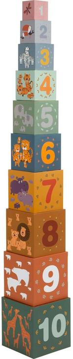 Actual product image small foot Stacking cube safari